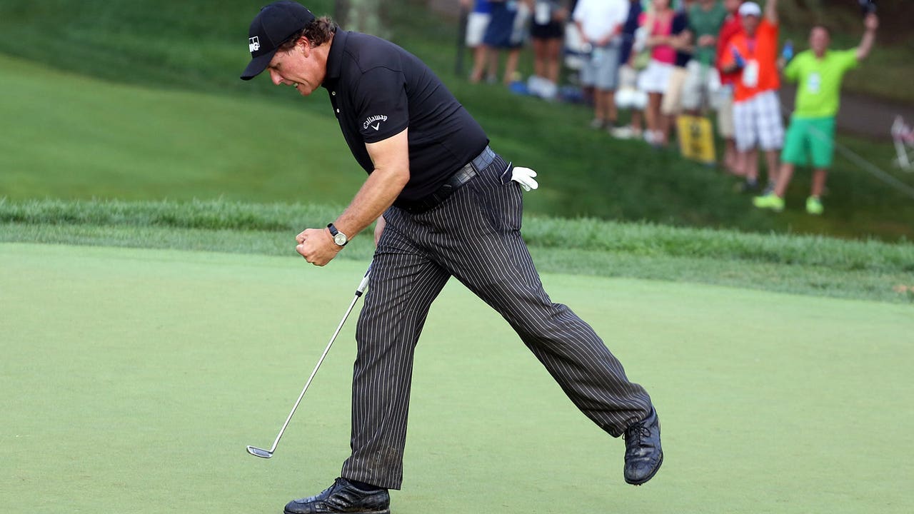 Mickelson ready to get back to work after close loss at Valhalla